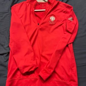 Adidas Golf 1/4 Zip Pullover Small Trump Logo